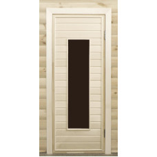  Банная дверь "Стандарт-Ст/пакет" (0,7*1,8) с петлями