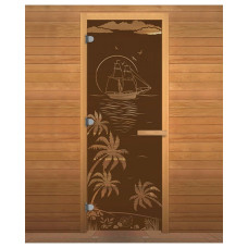 дверь бронза матовая лагуна 1900х700