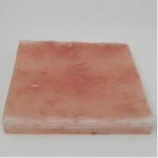 Плитка из гималайской розовой соли 200x200x25 мм шлифованная (с пазом)
